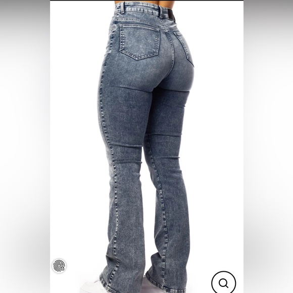 Fitjeans flared jeans in 80s blue - Picture 5 of 6